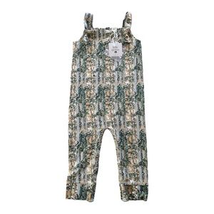 Kate Quinn Tie Overall Jumpsuit in Country Forest | 18/24M